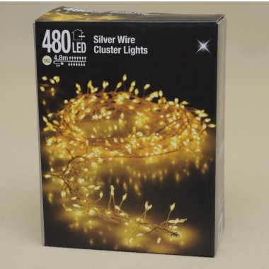 AX8717040 LAMPKI ŁAŃCUCH 480 LED B.C - TRANS IP44