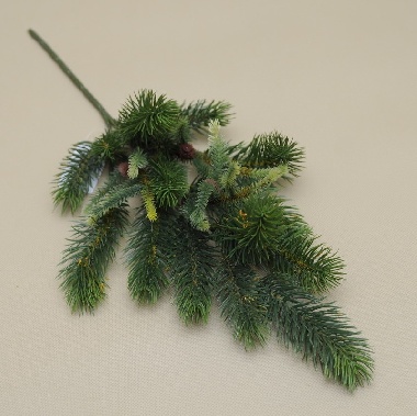 CH035 GAŁĄZKA SOSNA Z PRZYROSTAMI 50CM 12SZT