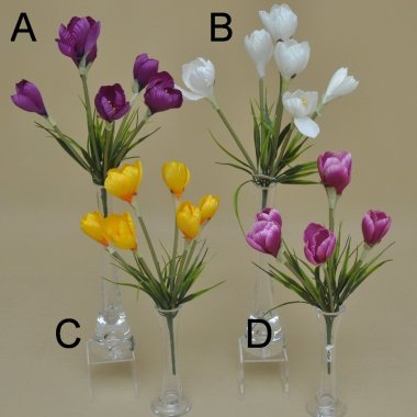 4014 BUKIET KROKUSA*6  38 CM W OP.6/24 SZT