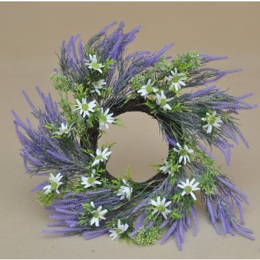 CV35158 WIANEK LAWENDA+RUMIANEK 40CM