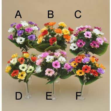 1231 ANEMON BUKIET*18 40 CM OP.12 SZT