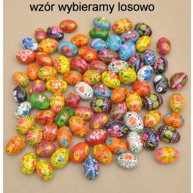 TRADYCYJNA PISANKA DREWNIANA  MAŁA