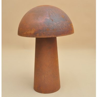 CX0822 GRZYB  METAL RDZAWY 45*30*15CM