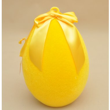 SF-HE72BW-L-YELLOW JAJKO ŻÓŁTE FLOCK H 40*27 CM