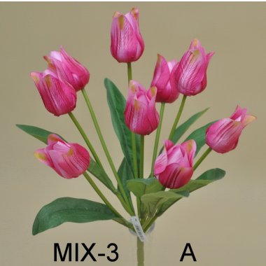 TF603 BUKIET*9 TULIPANA 45 CM OP.24 SZT