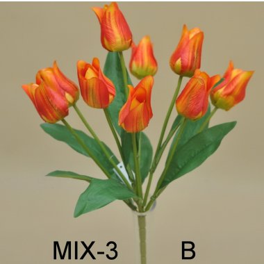 TF603 BUKIET*9 TULIPANA 45 CM OP.24 SZT