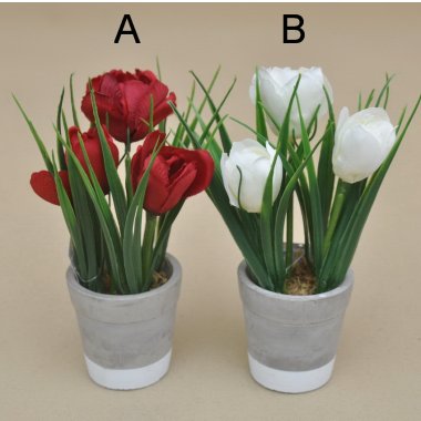 DON03476 TULIPAN DONICZKA CERAMIKA H 20*13CM OP.12