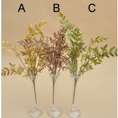 27298P BUKIET*5 PAPROTKI PLASTIK 35 CM OP.6/48 SZT