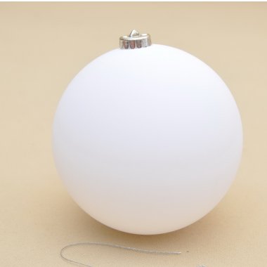 AR3-15001B-WHITE BOMBKA BIAŁA MAT PLASTIK 15 CM