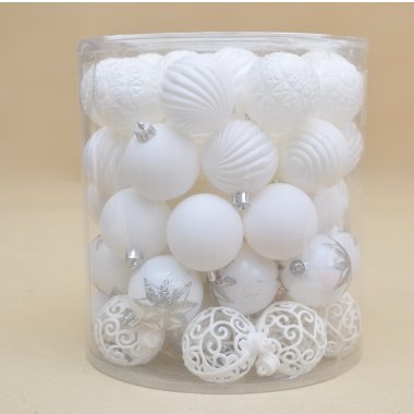 AR4-1532T60-WHIT ZESTAW BOMBEK*60 PLASTI BIAŁE 6CM