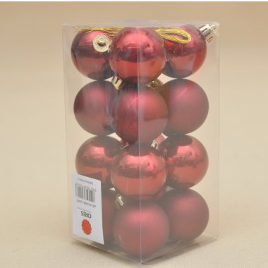 AR3-4016AB-CLARET BOMBKI*16 BORDO PLASTIK 3.5 CM