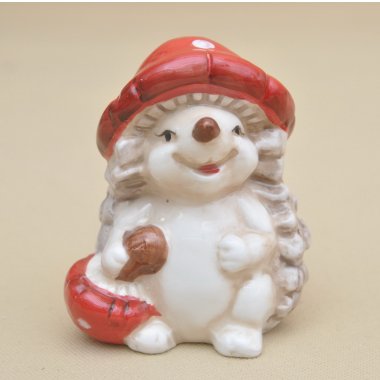 24252 JEŻ CERAMIKA SZARY H 13*10 OP. 6 SZT