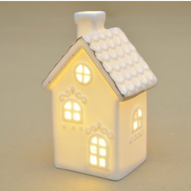 LE232-24507 DOMEK BIAŁY CERAMIKA LED H14*7 OP.6