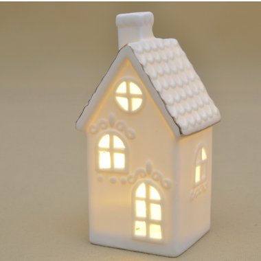 LE232-24506 DOMEK BIAŁY MAT CERAMIK LED H17*9 OP.4