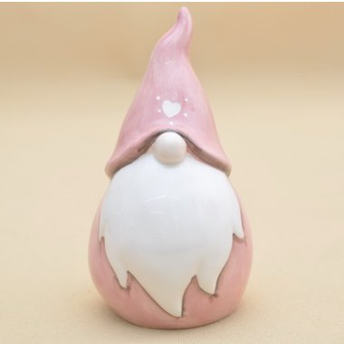 23808-1 MIKOŁAJ CERAMIKA RÓŻOWY H 17*10 OP.4 SZT