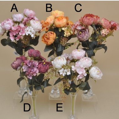 XYSQ220904 BUKIET PIWONIA 43 CM.24 SZT.