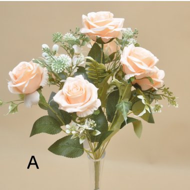 MD027 BUKIET RÓŻ *10 50 CM W OP.12 SZT