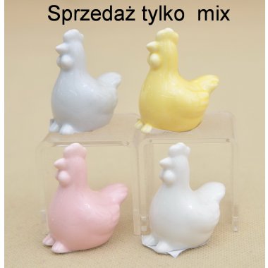 TG46479-MIX KURA KOLOR CERAMIKA H 5*4.5 OP.48 SZT