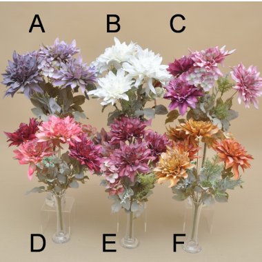 LLH04 BUKIET DALIA*9 JESIEŃ 43 CM OP.24 SZT