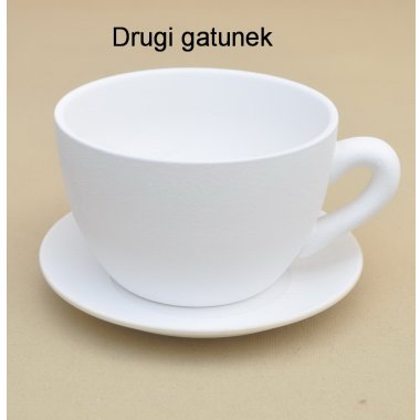 CAC-334-0852 DONICA FILIŻANKA BIAŁA CERA. H14*20CM