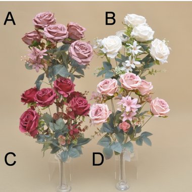 24-270 BUKIET RÓŻ*9 48CM OP.12 SZT