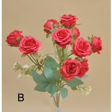 GL009 BUKIET RÓŻYCZEK*5 31 CM OP.6/60 SZT