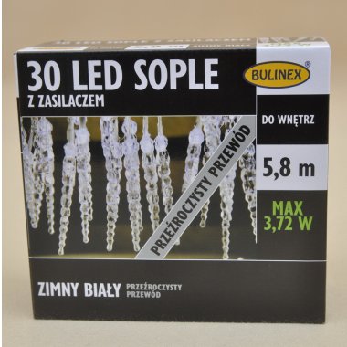 10-719 SOPLE LED*30L B.ZIMNE 5,8M AKRYL