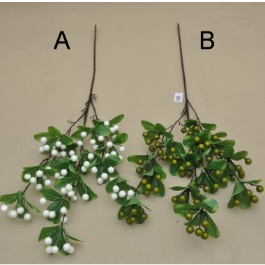 3825CR GAŁĄZKA*3 Z KULKAMI 102 CM OP.6/48 SZT