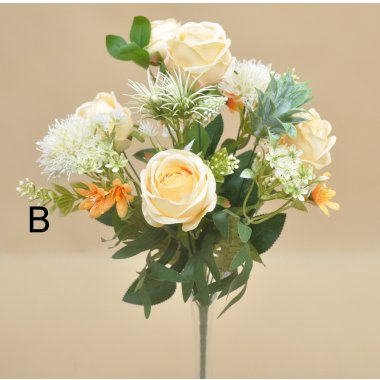 BUK1003 BUKIET RÓŻ/CZOSNEK 50CM OP.12 SZT