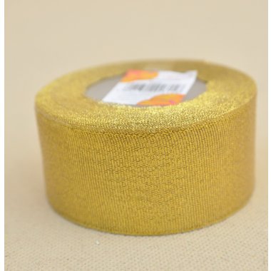 WSTĄŻKA SATYNA METALICZNA 3.8M  * 20YARD