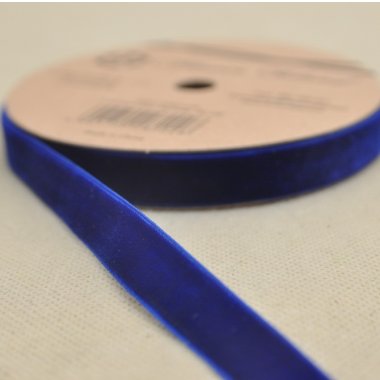 WSTĄŻKA WELUR GRANATOWA 1,5CM*9M