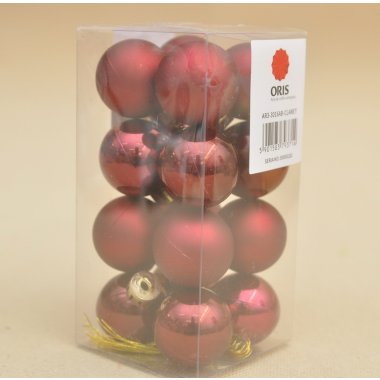 AR3-3016AB-CLARET BOMBKA*16 PLASTIK BORDO 3CM