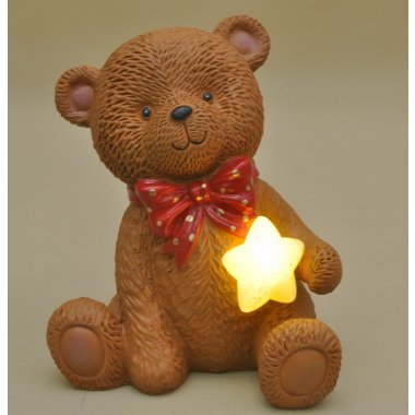 BNP-67-05822 MIŚ BRĄZOWY POLIRESING LED H 27*22