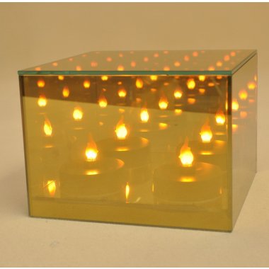ZNICZ LUSTRZANY PŁOMIEŃ 3D H15*20CM