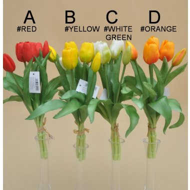 REN2018 TULIPAN*5 BUKIET REAL TOUCH GUMA 30CM OP12