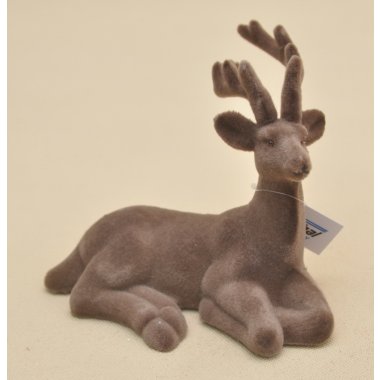 BNPK-3-04453 RENIFER ZIELONY FLOCK H14*18 OP.12/48