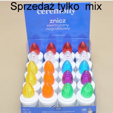 ZE7  WKŁAD LED Z BATERIAMI H12*6 OP,20SZT