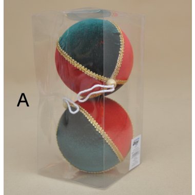 BNPK-178-03457 BOMBKA*2 FLOCK 12 CM CZER/ZIEL