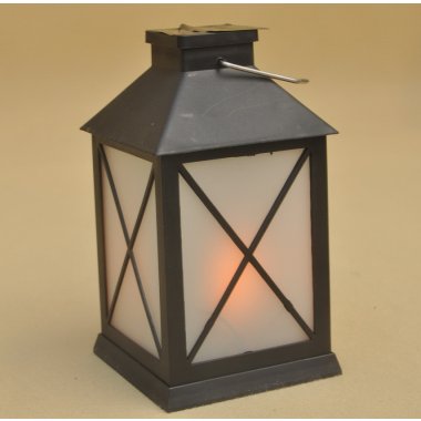 OR-LP8101A-BLACK LATARENKA SOLAR H19*10CM CZARNA