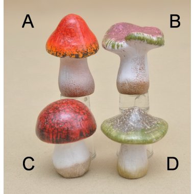 531665 GRZYBY CERAMIKA H 7 CM OP.16 SZT