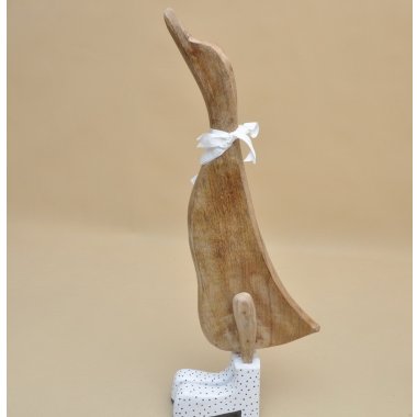 OZW01440 KACZKA DREWNIANA W BUTACH H81*30 CM