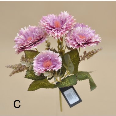 CB0200 BUKIET GERBERY*5  H 30 CM W OP.24 SZT