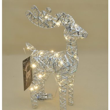 AMZ201110 RENIFE RATAN DRUT FOLIA LED H42*26 3*AAA