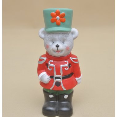 RF0678 MIŚ ŚWIĄTECZNY CERAMIK LED RGB H26*12 OP.12