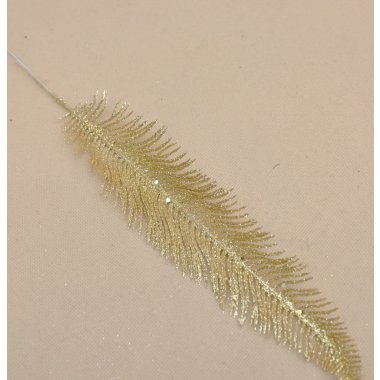 JK0674 PAPROĆ ZŁOTA BROKAT 43 CM OP.12/120 SZT