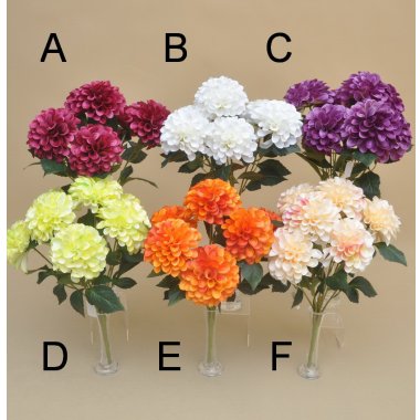 MH08 BUKIET DALIA X 7 50 CM W OP.12SZT