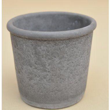CB0009-L OSŁONKA DONICA BETON SZARA H 16*17 CM