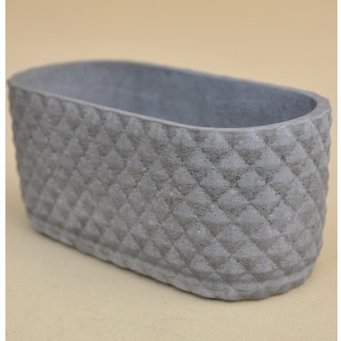 CB0006-S OSŁONKA DONICA BETON SZARA H 10*11*23 CM