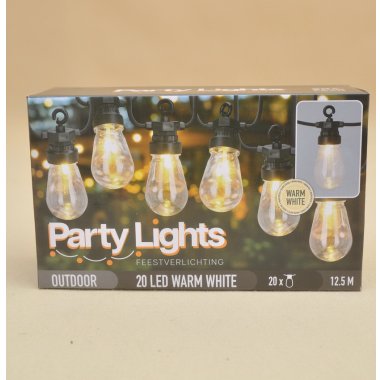 C46615210 LAMPKI OGRODOWE 20LED 12,5M IP44 B.CIEP
