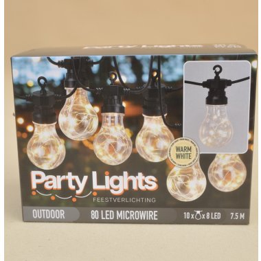LE2000020 LAMPKI OGRODOWE 10LED B.CIEPŁY 7.5M IP44